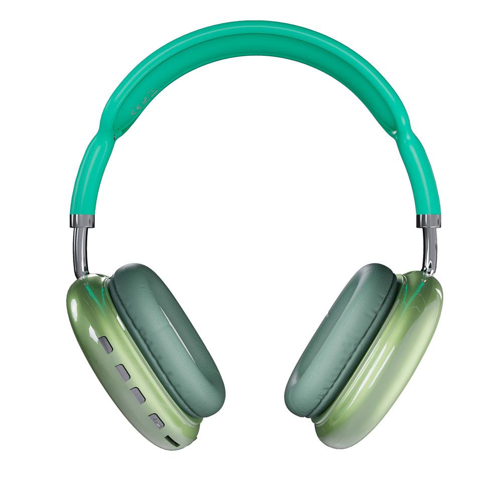 Auriculares diadema Bluetooth 5.3 NC3244 / Mp3 / MicroSD / FM / Verde / One+ 2302447
