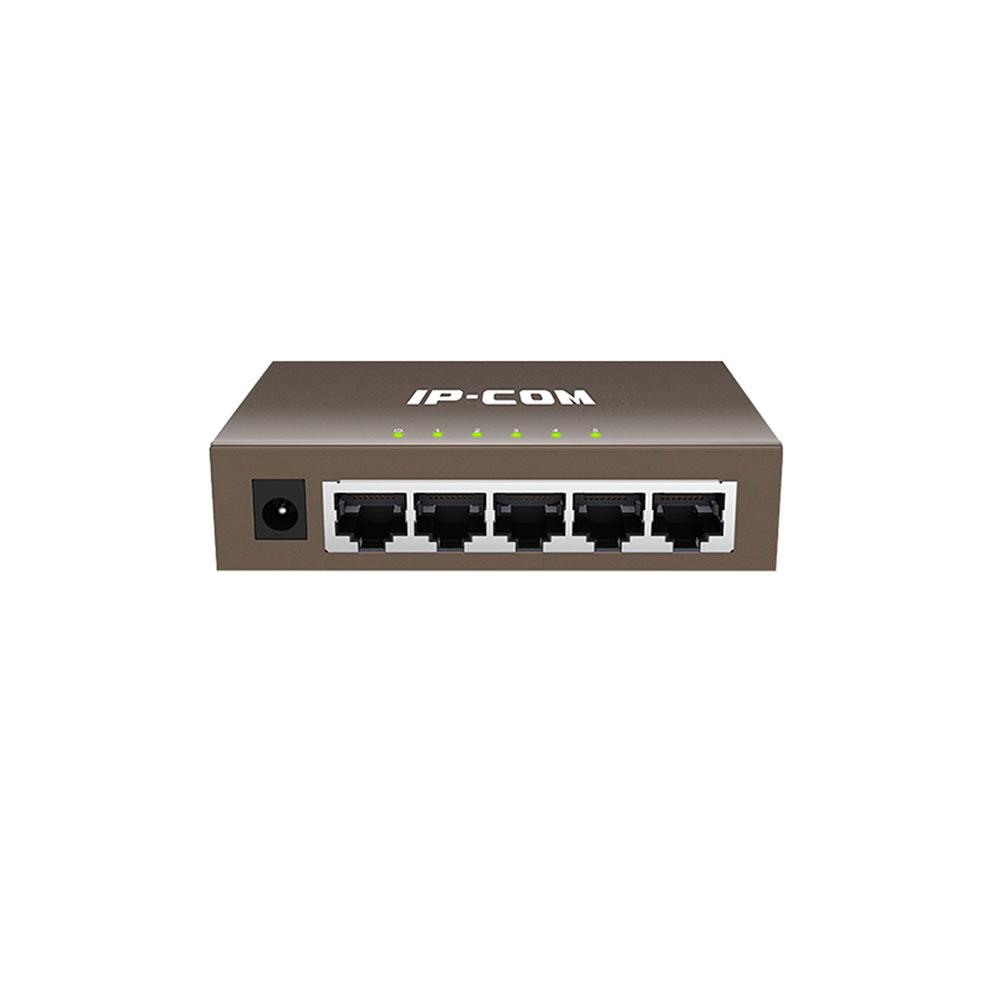 Switch 5p 10/100/1000 Gigabit No gestionable IP-COM / Carcasa metálica / G1005