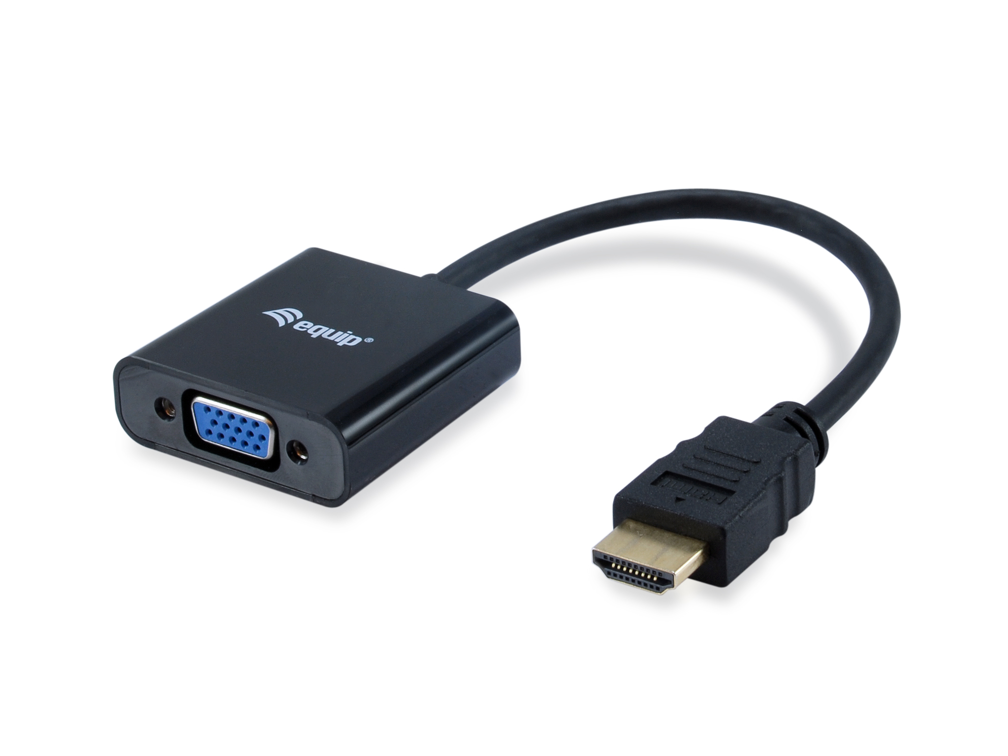 Equip Macho A Hembra Con Audio Jack 3.5" – HDMI / VGA