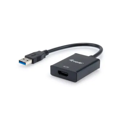 Equip Video USB 3.0 a Negro – HDMI