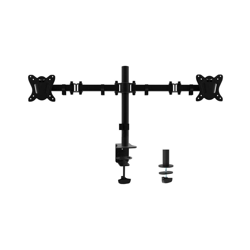 ÷ Soporte de mesa equip 650152 para 2 pantallas 13\"-32\" de brazo inclinable y giratorio 360? max. vesa