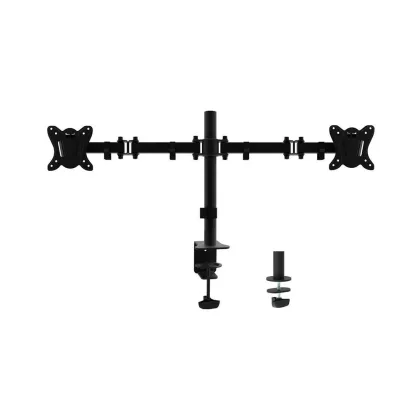 Equip ÷ Soporte de mesa 650152 para 2 pantallas 13\"-32\" de brazo inclinable y giratorio…