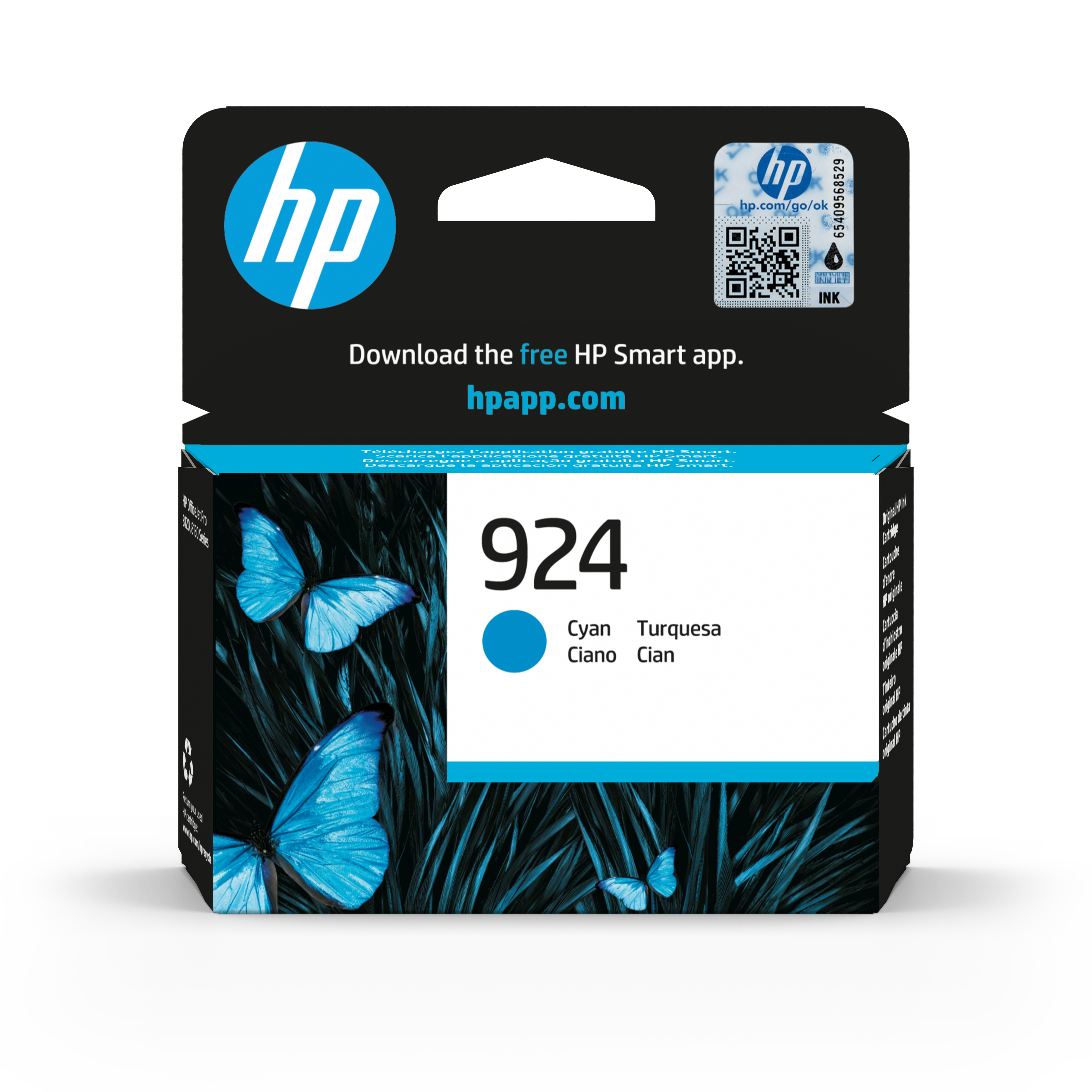 HP 924 Cartucho Cian