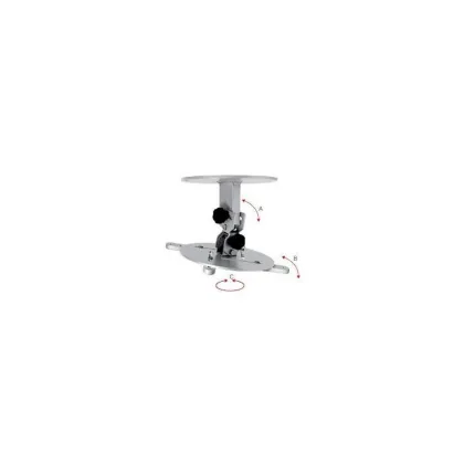 Equip ÷ Soporte techo para proyector omb monoprojector orientable +-30? giro 360? max… plata