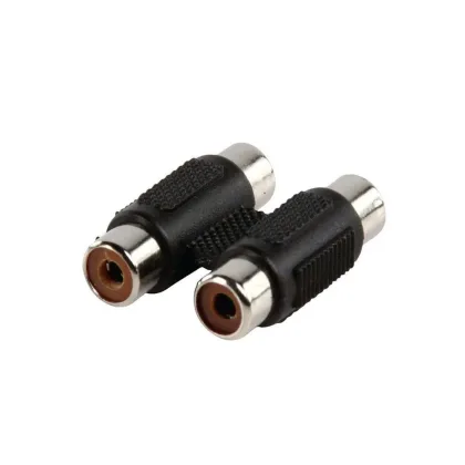 Generica de audio 2x Rca a 2x Rca H/H Negro