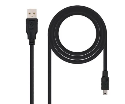 Nedis USB 2.0 a Mini USB / 5 pines / 5m / / CCGL60300BK50