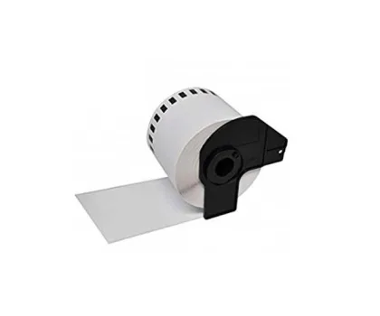 Generica Etiquetas compatibles Dayma para Brother DK22225 Negro / Blanco