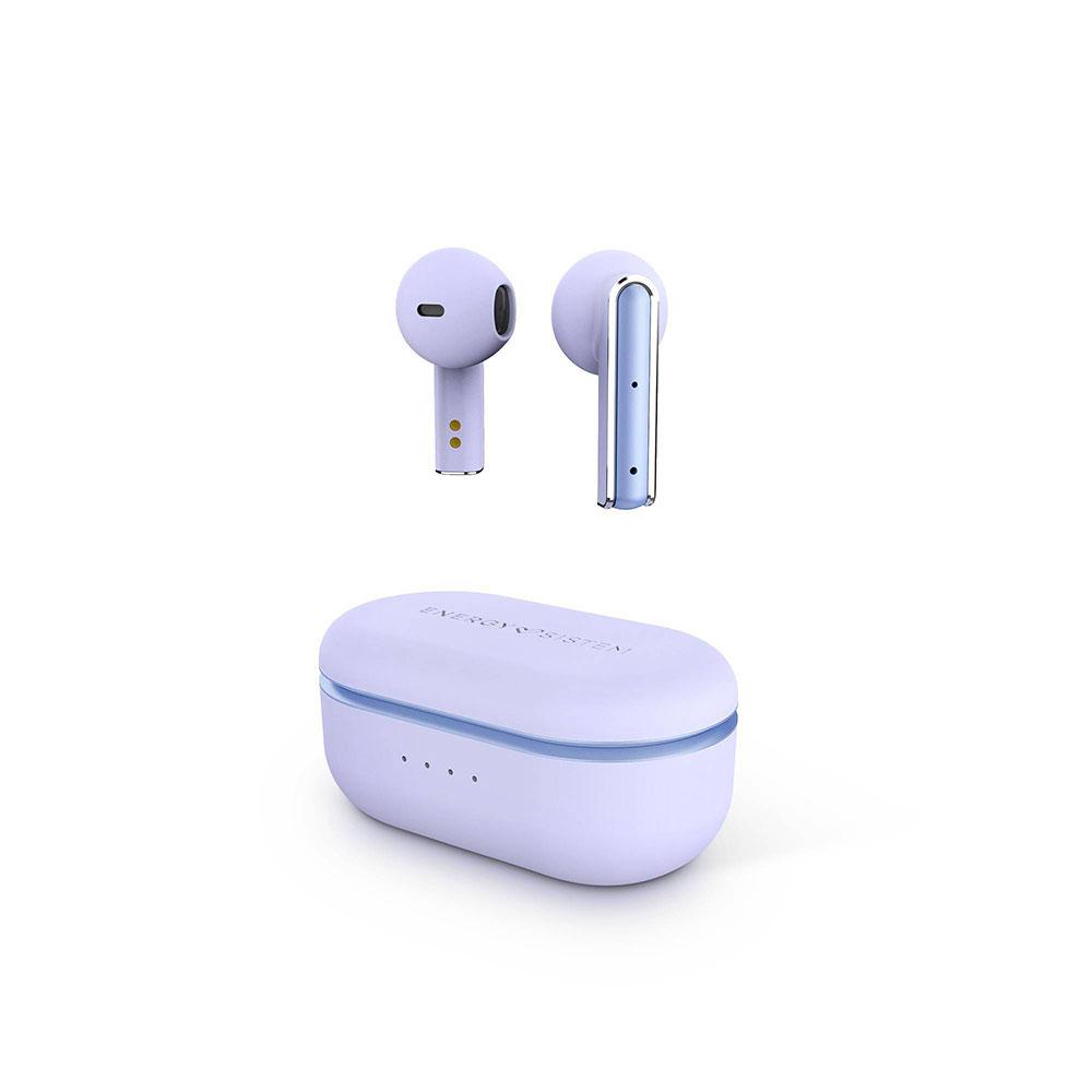 ÷ Auricular intrauditivo bluetooth energy sistem style 4 tws violet esmart voice assistant, caj