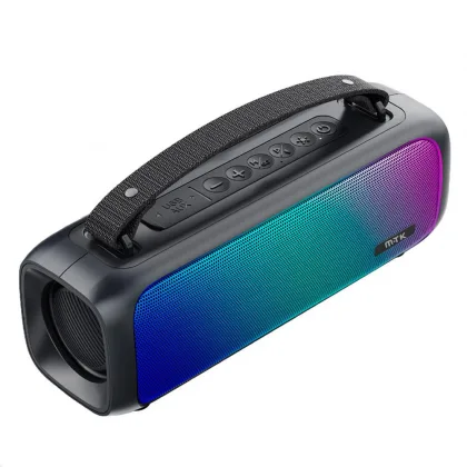 Mtk 5.3 TF4198 / 20w / 2.400 mAh / Luces LED / Tws / Fm / MICROSD / USB / / / 0451982 Negro – Bluetooth