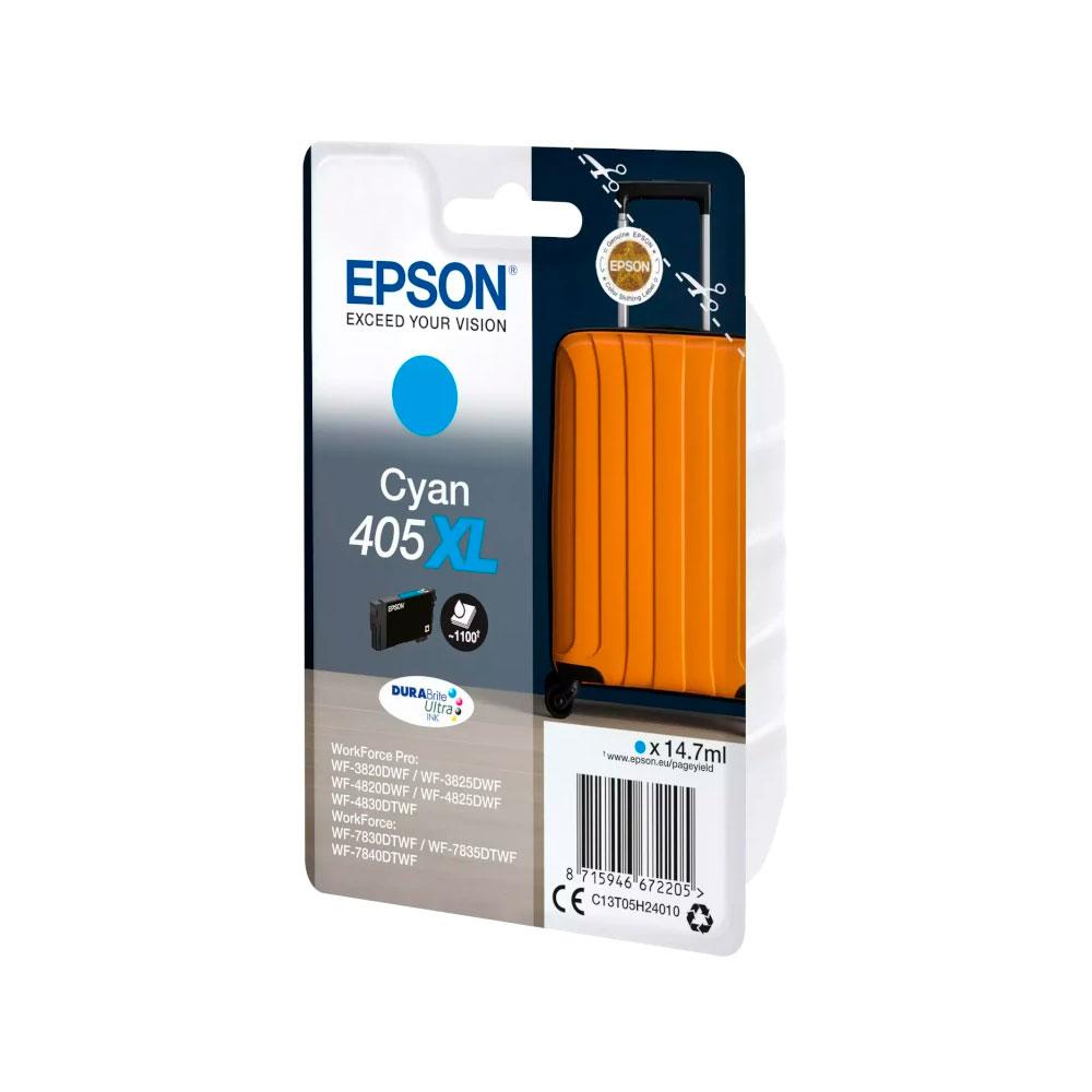 ÷ Singlepack cyan 405xl durabrite ultra ink