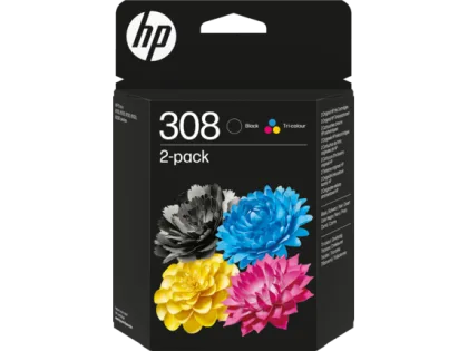 HP 2 Cartuchos 308 negra/tricolor