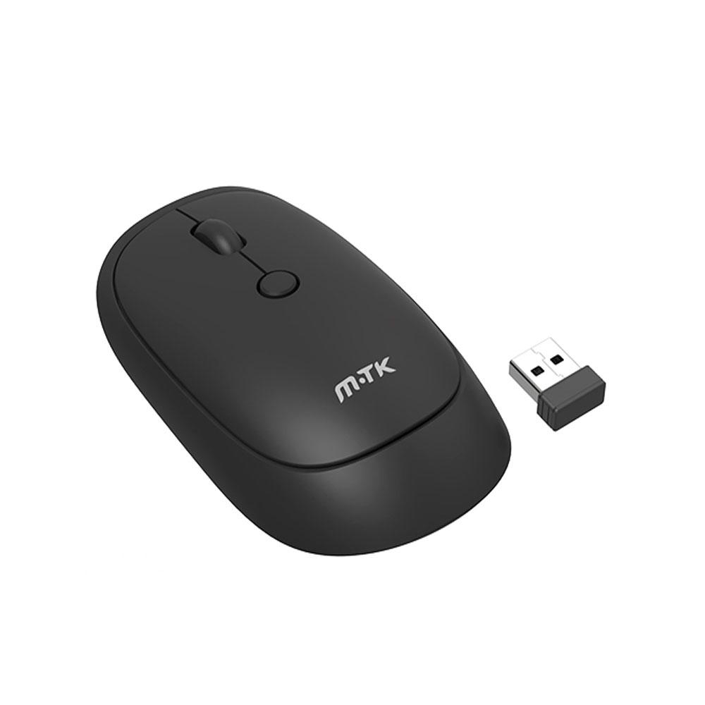 Raton inalámbrico recargable TG7217 / RF 2.4Ghz / 1600 dpi / 500mah / Cable MicroUsb / Negro / MTK