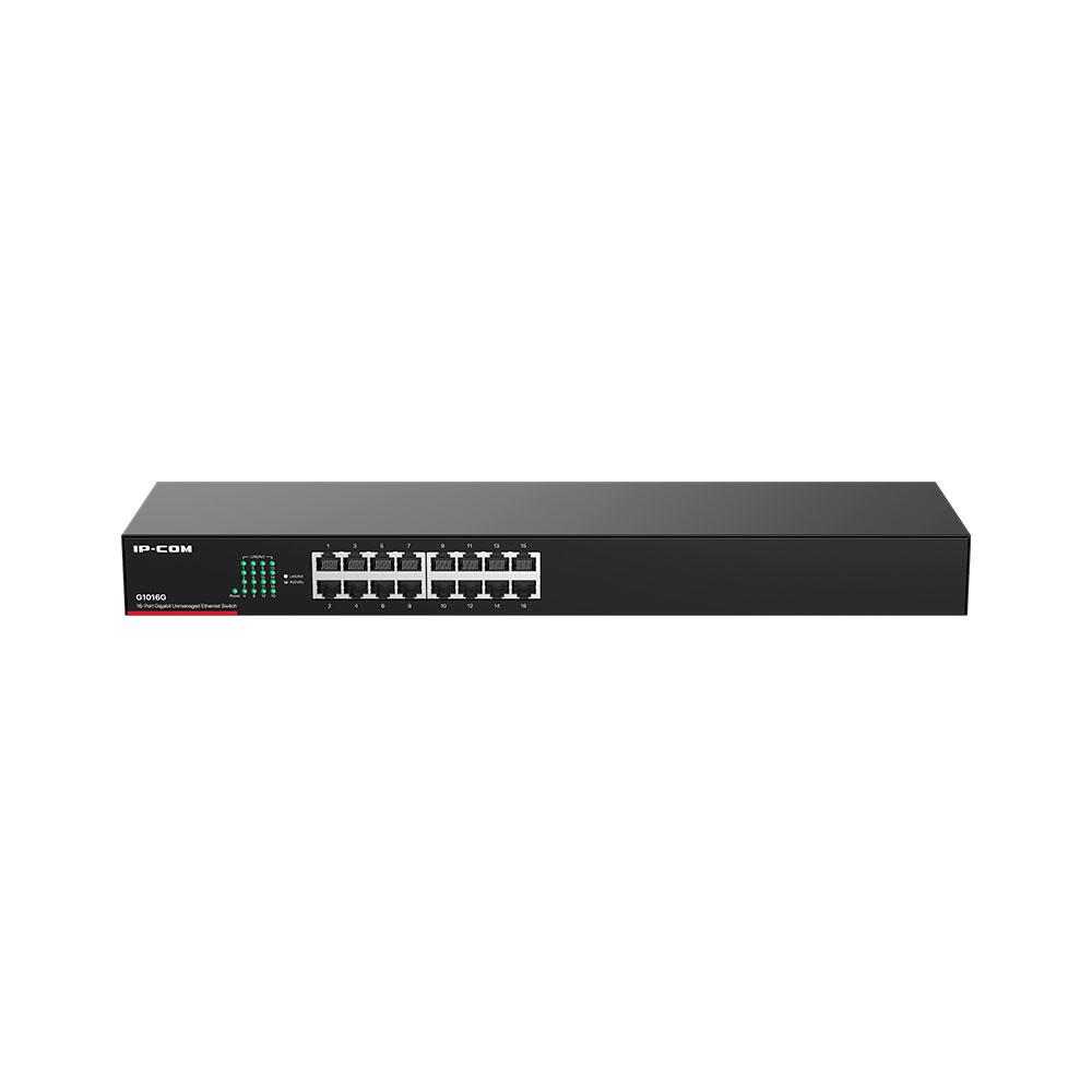 Switch 16p 10/100/1000 Gigabit No gestionable IP-COM / Carcasa metálica / G1016G