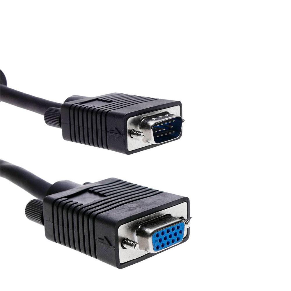 Cable prolongador VGA 3m M/H  ferrita  CA-VGAC-10CC-0030-B+