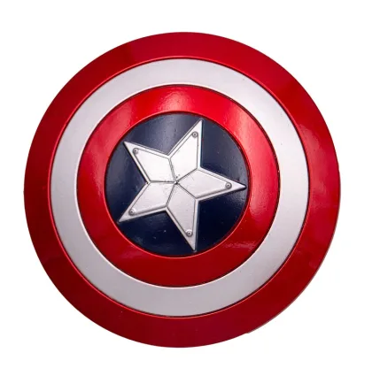 Colgante llavero escudo capitán américa. réplica no oficial 10 cm