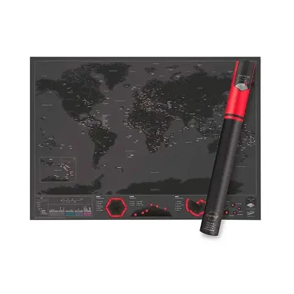 Generica Mapa mundial personalizado Luckies / Edicion Capitales