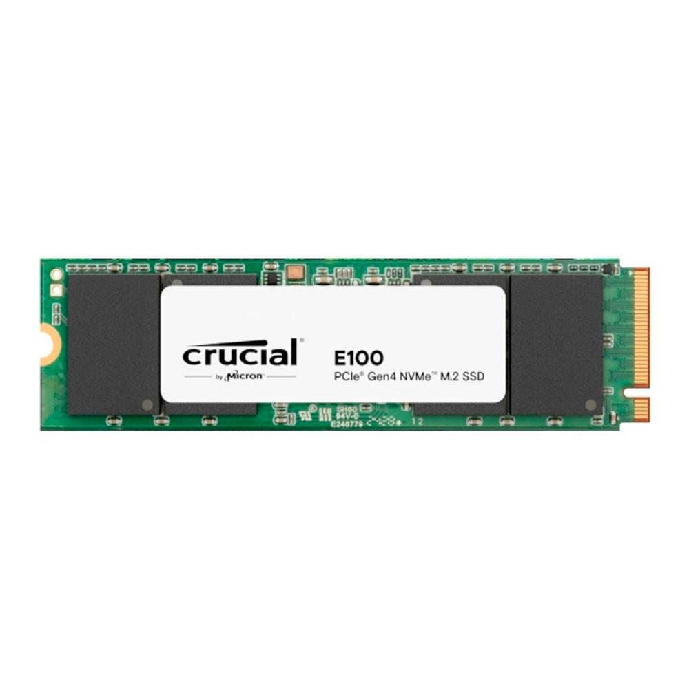 Disco duro SSD M.2 Nvme Pcie 4.0 Crucial E100 / 480 GB / M.2 2280 / 4.500 MB/s / CT480E100SSD8