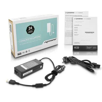Movano Cargador compatible para Lenovo 90W 20V 4.5A 11.0x4.5 mm (rectangular)