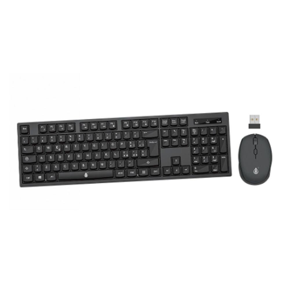 Combo Teclado + Raton Inalámbrico NG6092 / 1.600 Dpi / 105 Teclas / Negro / One+