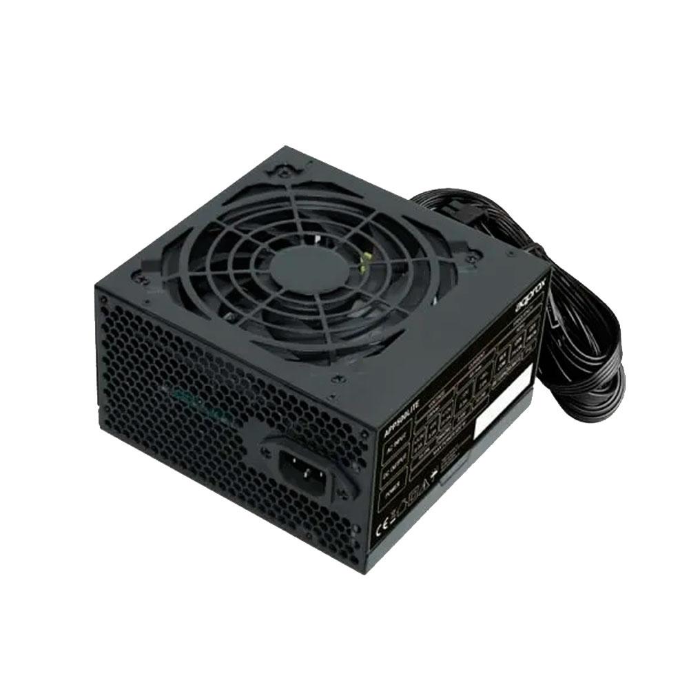 Fuente alimentacion ATX 500W Approx / Fan 12cm / PFC Activo / Incluye Cable / Negra / APP500LITE