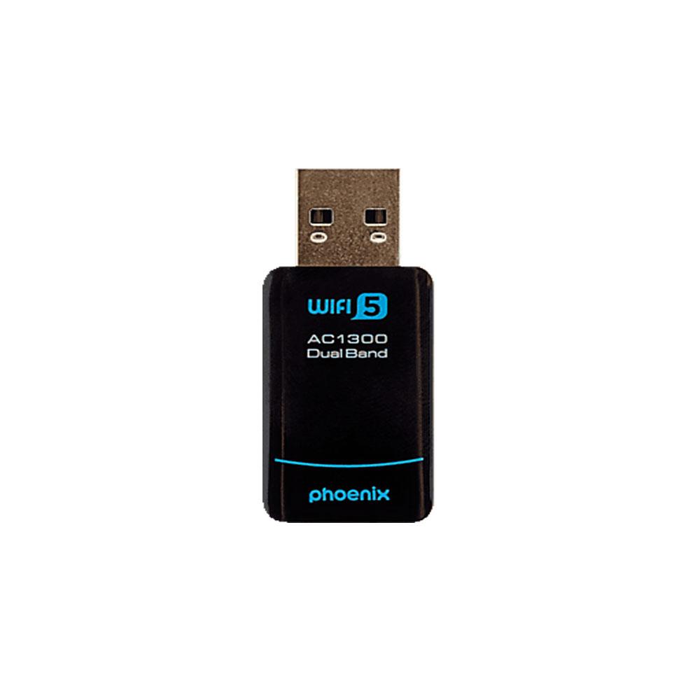 Tarjeta de red Mini USB Wifi WA-1300MB DualBand 1300mbps Phoenix
