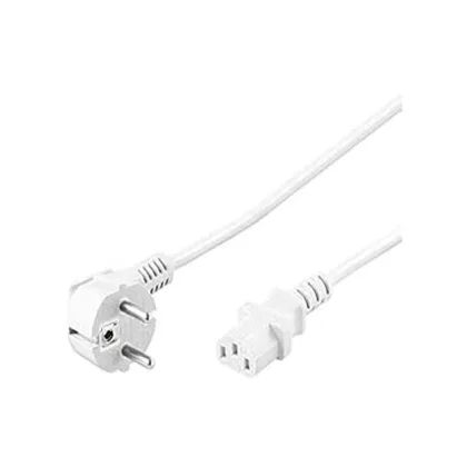 Generica Cable alimentacion CPU a red / Blanco