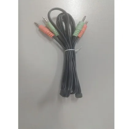 Equip audio 2x Jack 3.5 macho a 2x Jack 3.5 macho / 1.2m / Bulk