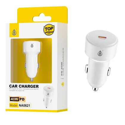 One+ de coche-mechero Type-C / 40w Blanco