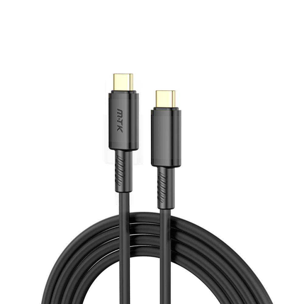 Cable datos Type-C M/M / 20v 3a / 60w / 2m / Negro / TB1485 / Mtk