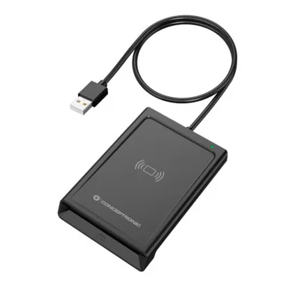 Conceptronic Lector Dnie Externo sin contacto USB Negro – NFC