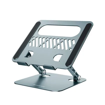 Conceptronic Soporte universal aluminio para Hasta 17\" / Plegable / Altura Ajustable Gris