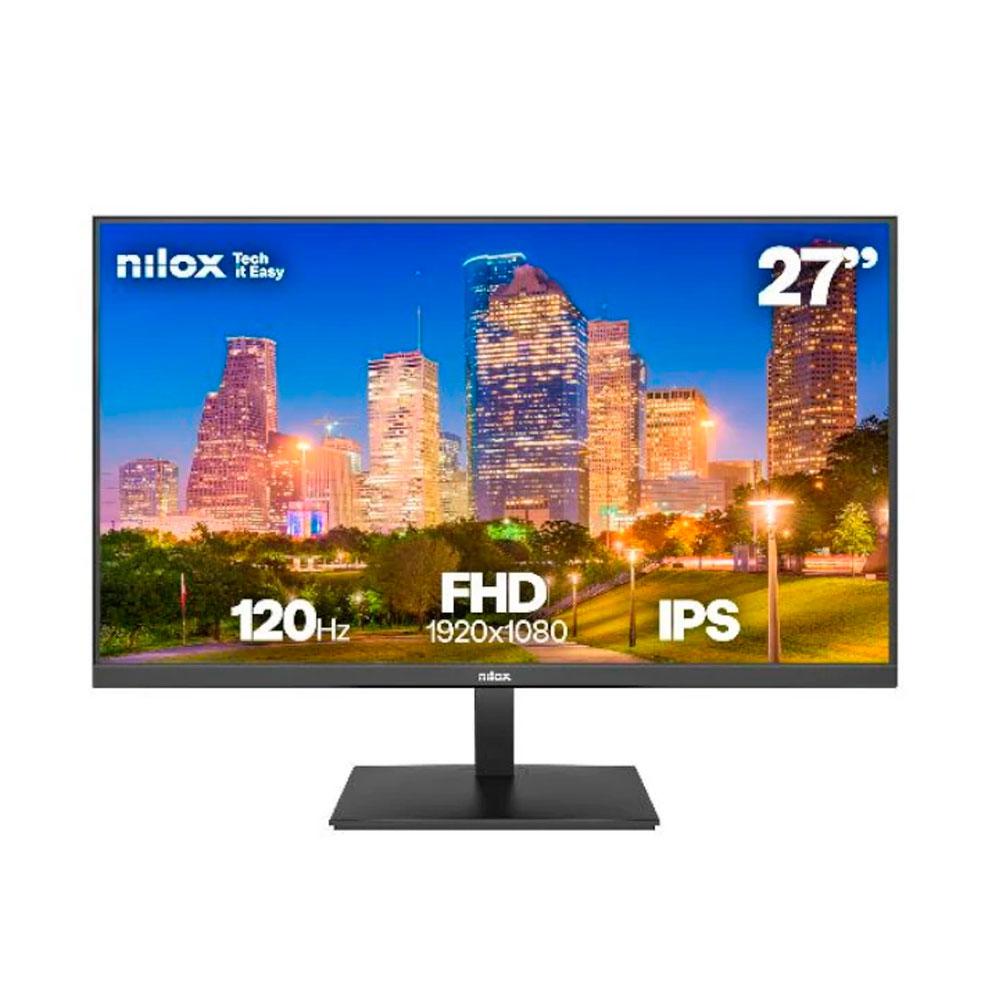Monitor NILOX NXM27FHD1204 / 27\" Full HD 120Hz IPS / 4ms / HDMI - DP / Negro