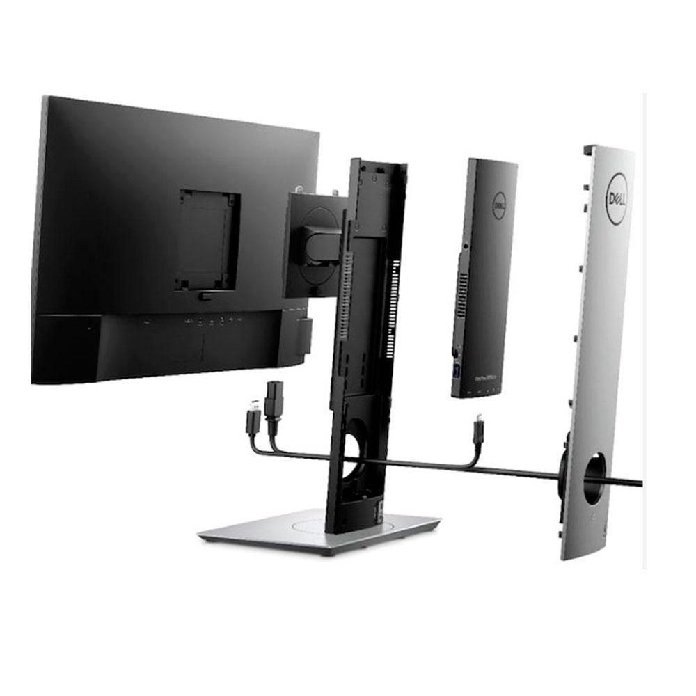 Ordenador Reacondicionado MINI DELL Optiplex 7070 Ultra + Monitor 23.8\" i5-8th / 8Gb / 256Gb NVME / Win 11 Pro / Grado B Pata del monitor arañada