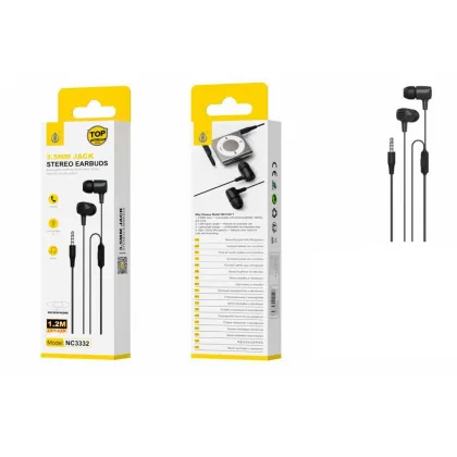 One+ con Microfono NC3332 / Jack 3.5mm / 1.2m Negro