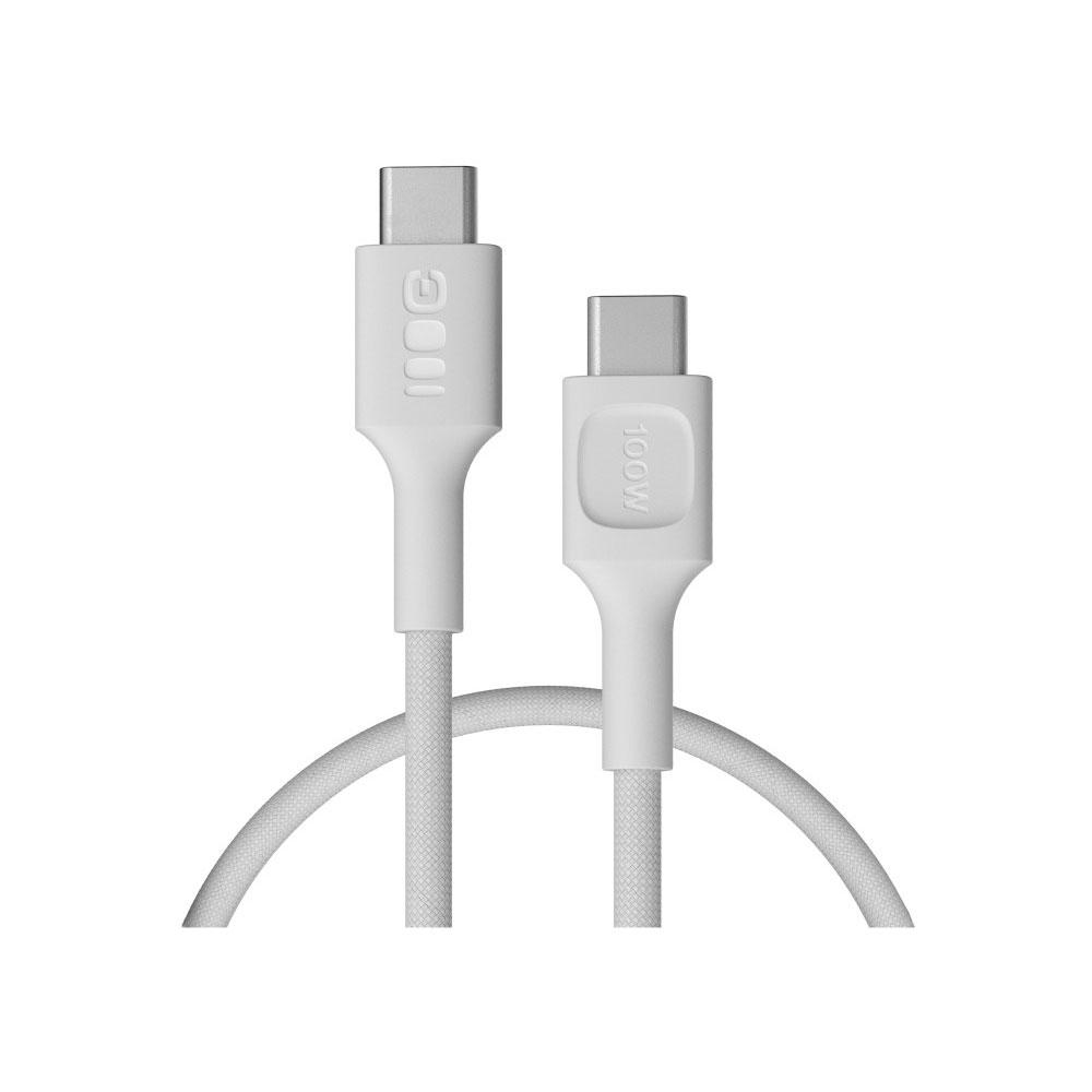 Cable datos Type-C / 0.3m / 100 W / Blanco / KABGC100PS30SW