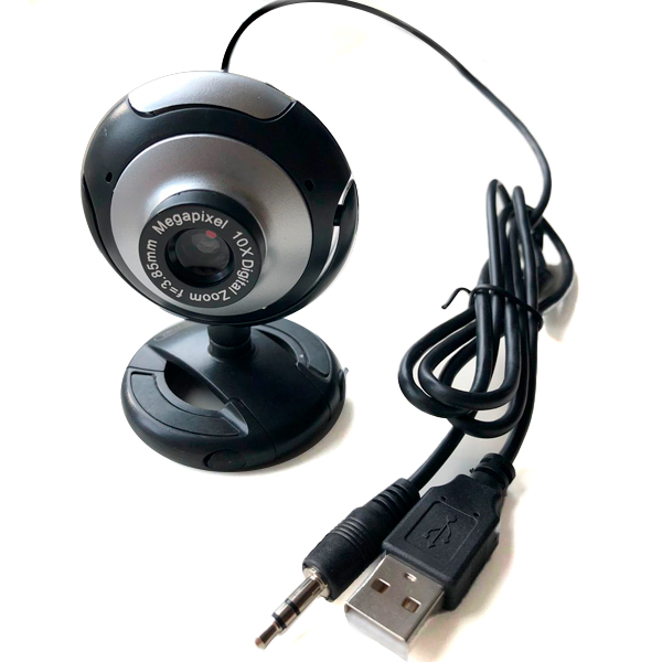 ÷ Camara web zero-max zm-020 480p led microfono color negro/gris (formato bulk)