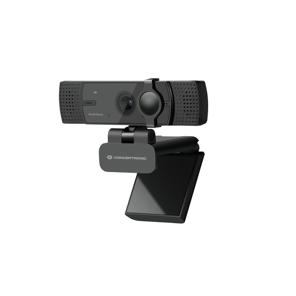 ÷ Webcam 4k conceptronic amdis 8.3mp usb 2.26 mm gran angular 120? autofocus microfono dual adaptador