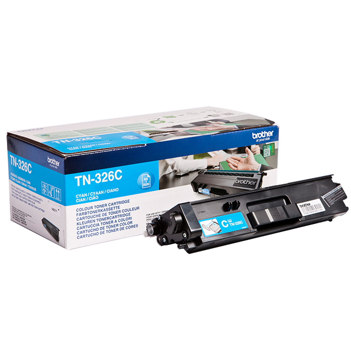 ÷ Tóner original brother tn326c cian 3.500 páginas