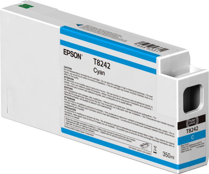 ÷ Tinta original epson t54x200 cian c13t54x200 350ml