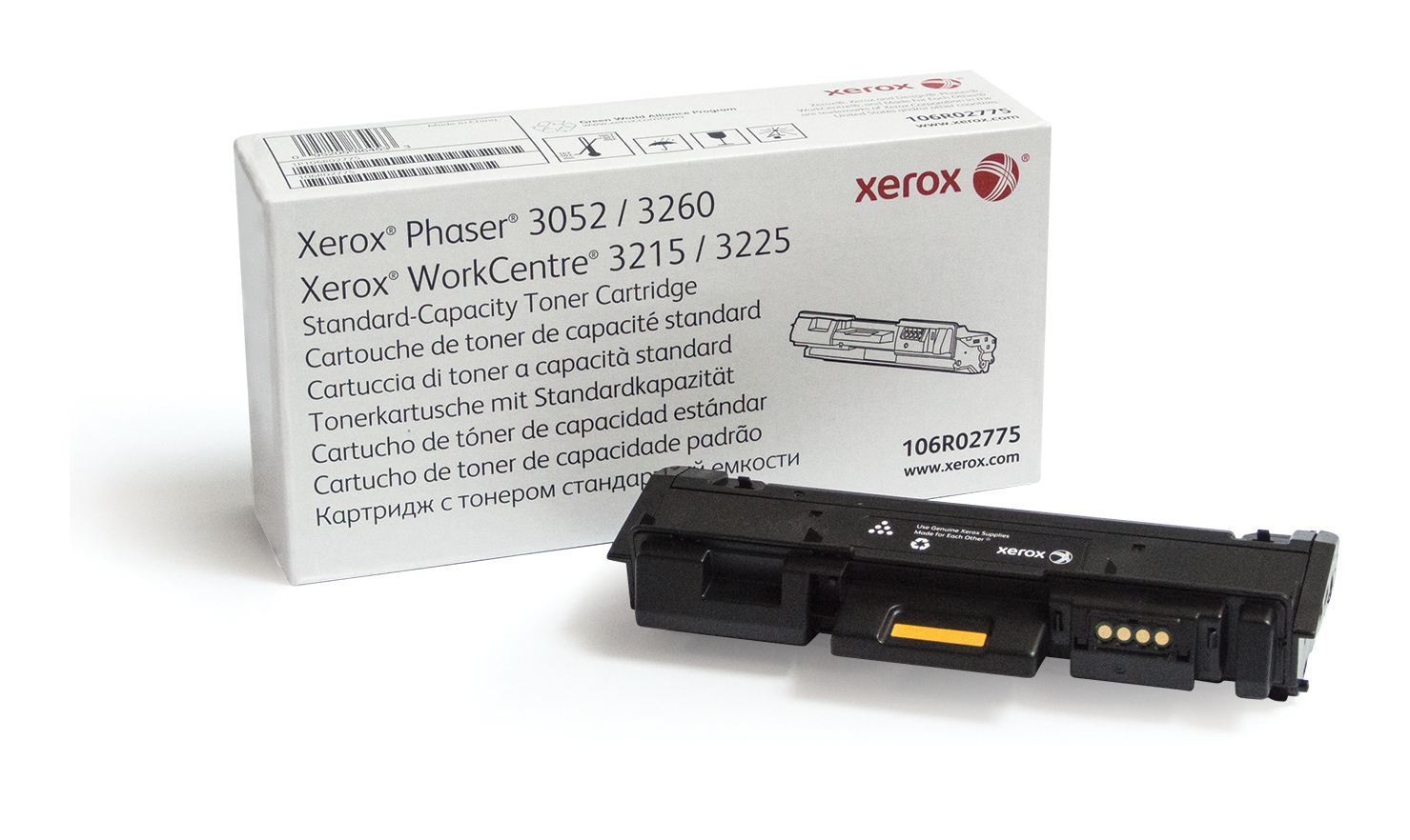÷ Tóner original xerox 106r02775 negro 1.500 páginas