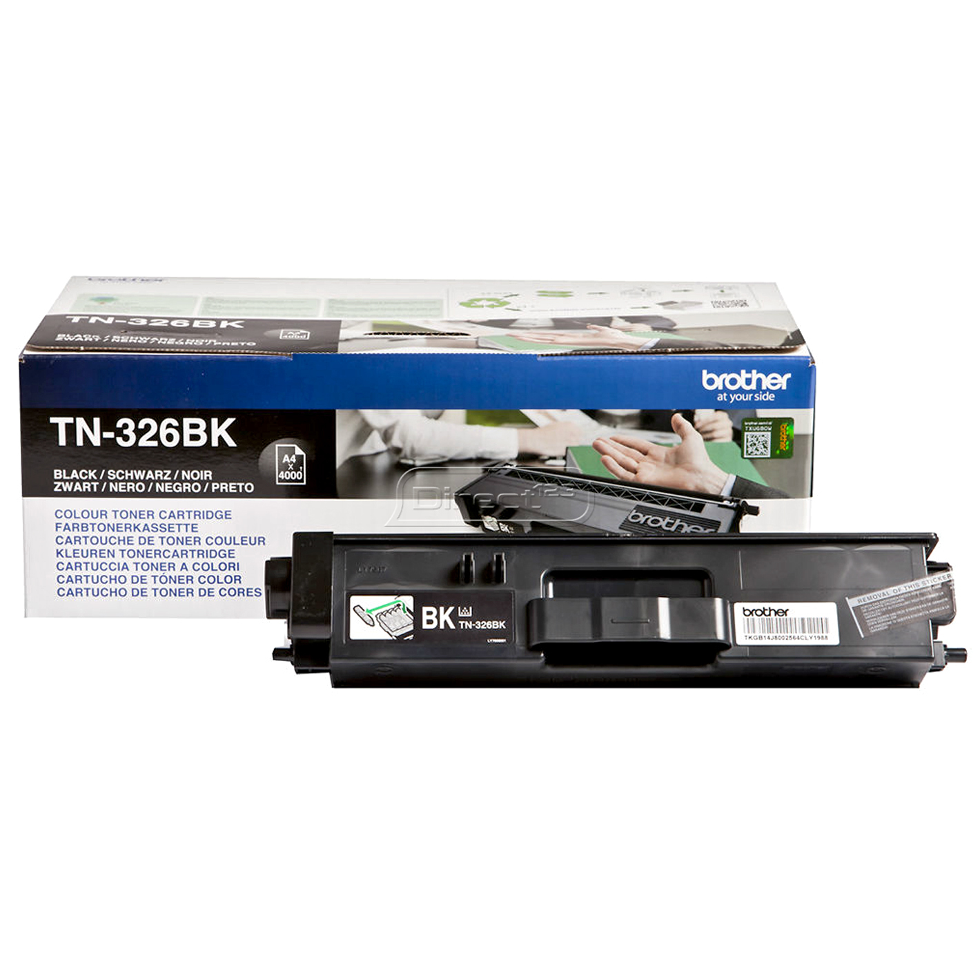 ÷ Tóner original brother tn326bk negro 4.000 páginas