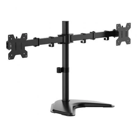 Aisens Soporte de Sobremesa para 2 Monitores DT32TSR-285/ Giratorio/ Inclinable/ hasta 10kg