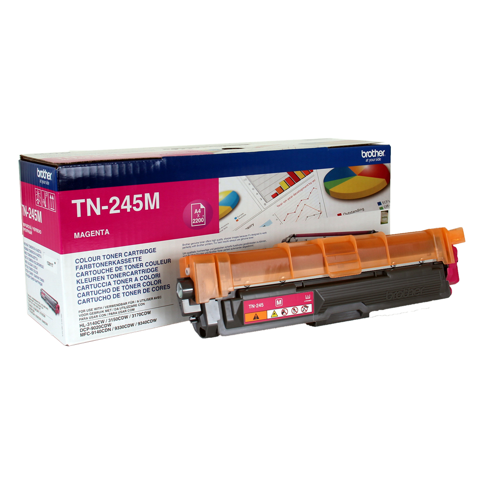 ÷ Tóner original brother tn245m magenta 2.200 páginas
