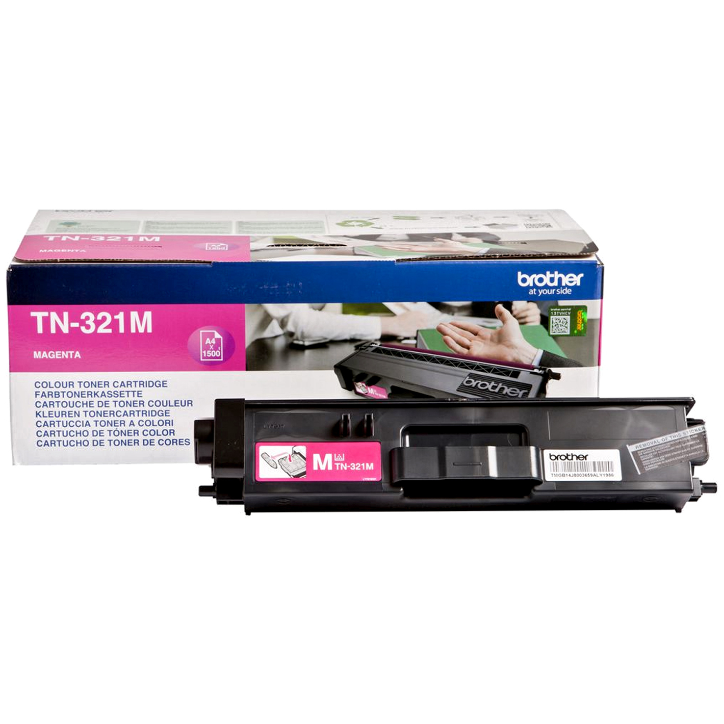 ÷ Tóner original brother tn321m magenta 1.500 páginas