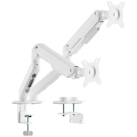 Aisens Soporte de Mesa con Contrapeso para 2 Monitores DT32TSR-439/ Giratorio/ Inclinable/…