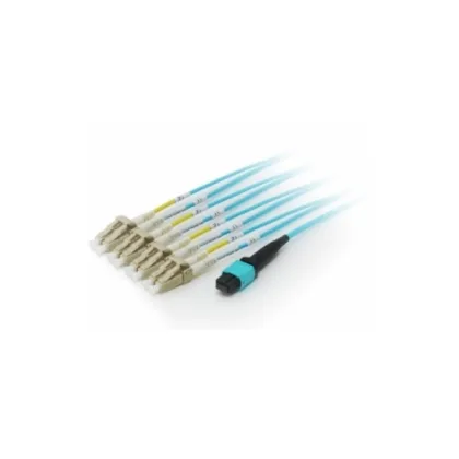 Equip ÷ fibra optica trunk mtp/lc patch cord om4 8 fribras m/m 3m