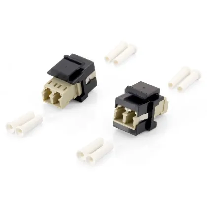 Equip ÷ Kit 8 uds fibra optica keystone lc duplex