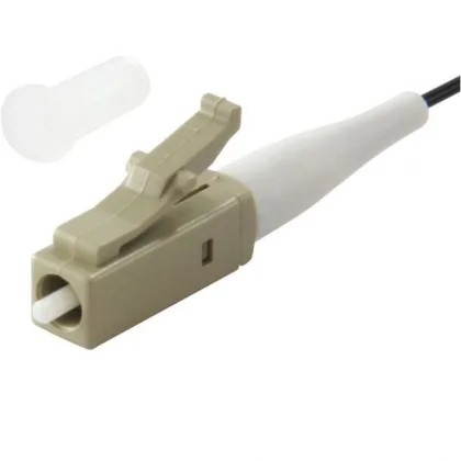 Equip ÷ fibra optica om4 lc a pigtal 50/125u 2m pack 12unidades