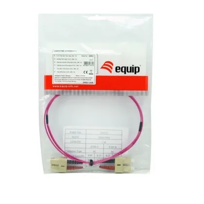 Equip ÷ fibra optica om4 multimodo libre halogenos sc/sc 50/125u 2m