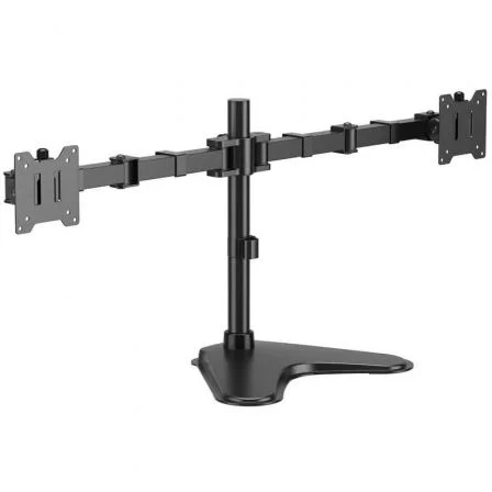 Aisens Soporte de Sobremesa para 2 Monitores DT35TSR-361/ Giratorio/ Inclinable/ hasta 20kg
